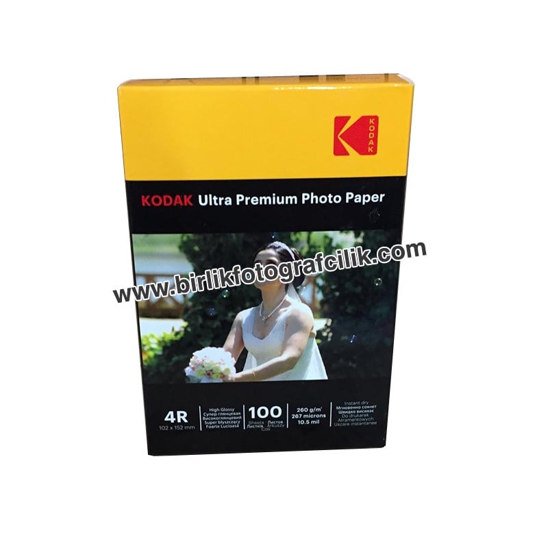 Kodak Inkjet Kağıt 4R Mat (10x15-100'lük)260g