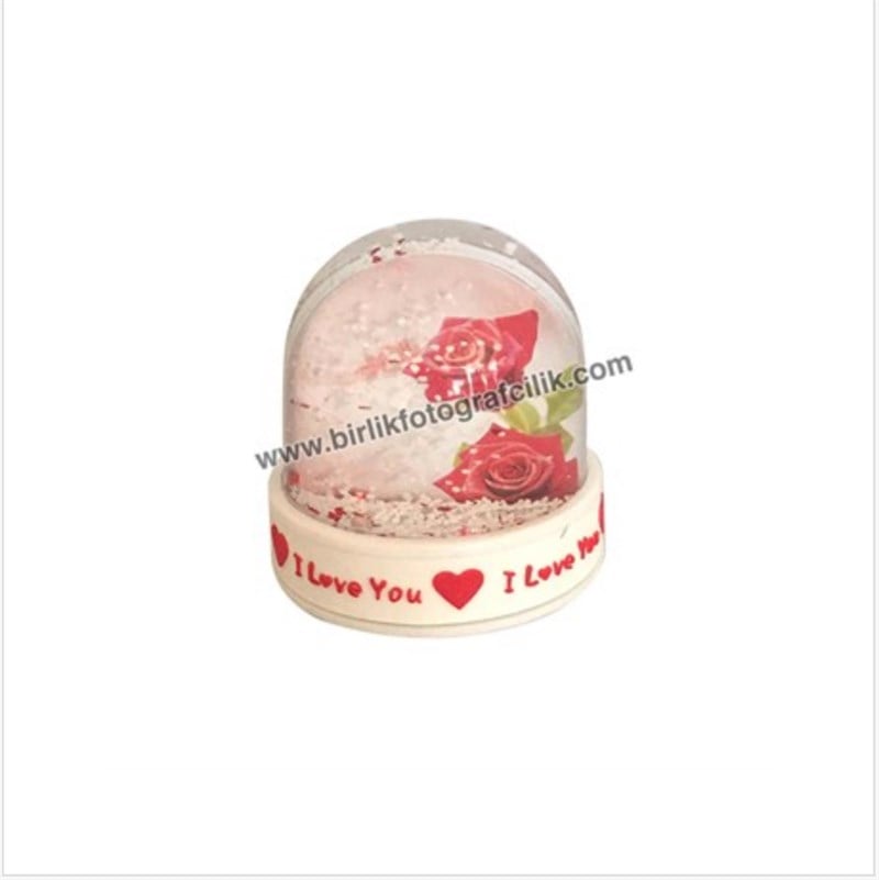 Müziksiz LOVE YOU (Beyaz)