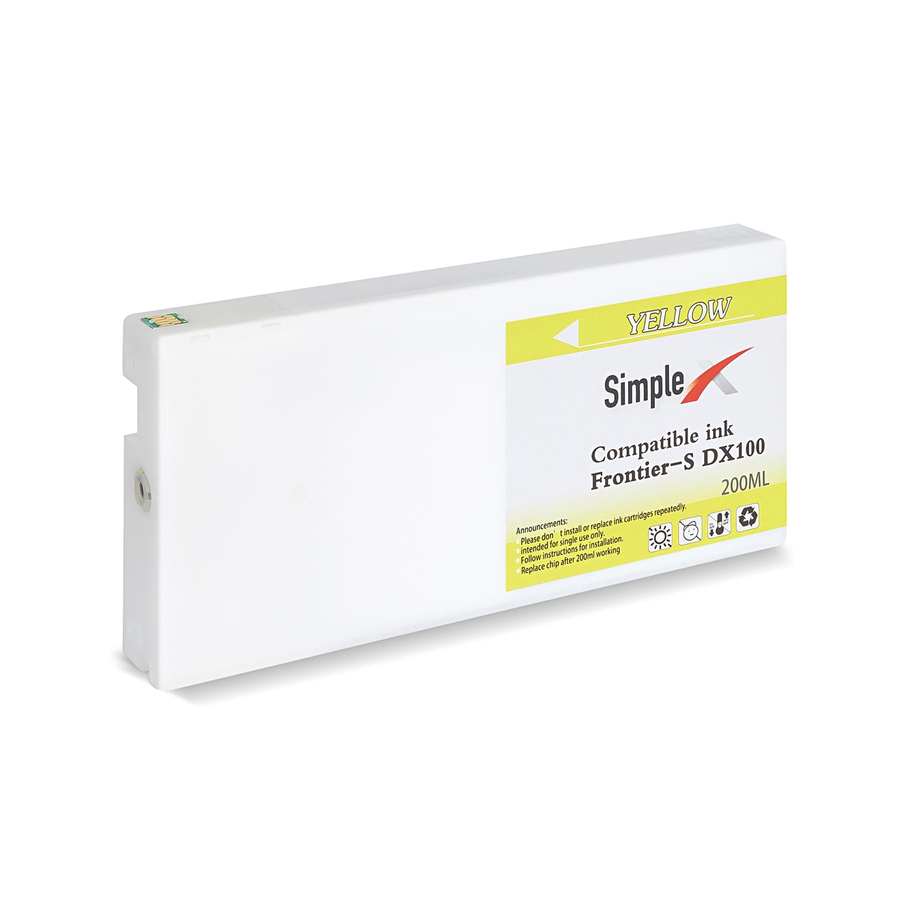 Simplex compatible ink frontier- S DX100 (Yellow)