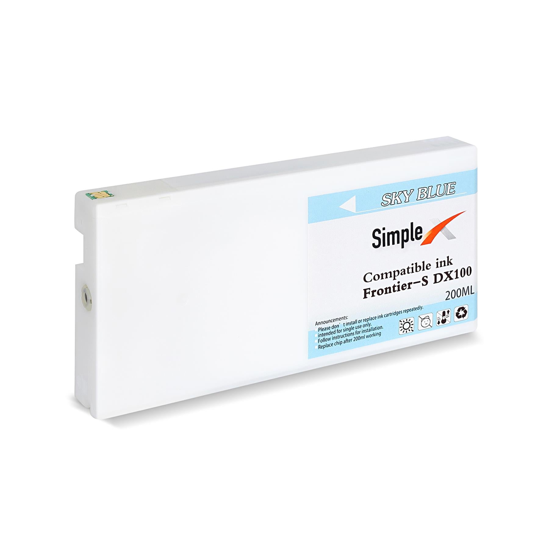 Simplex compatible ink frontier- S DX100(Sky blue)
