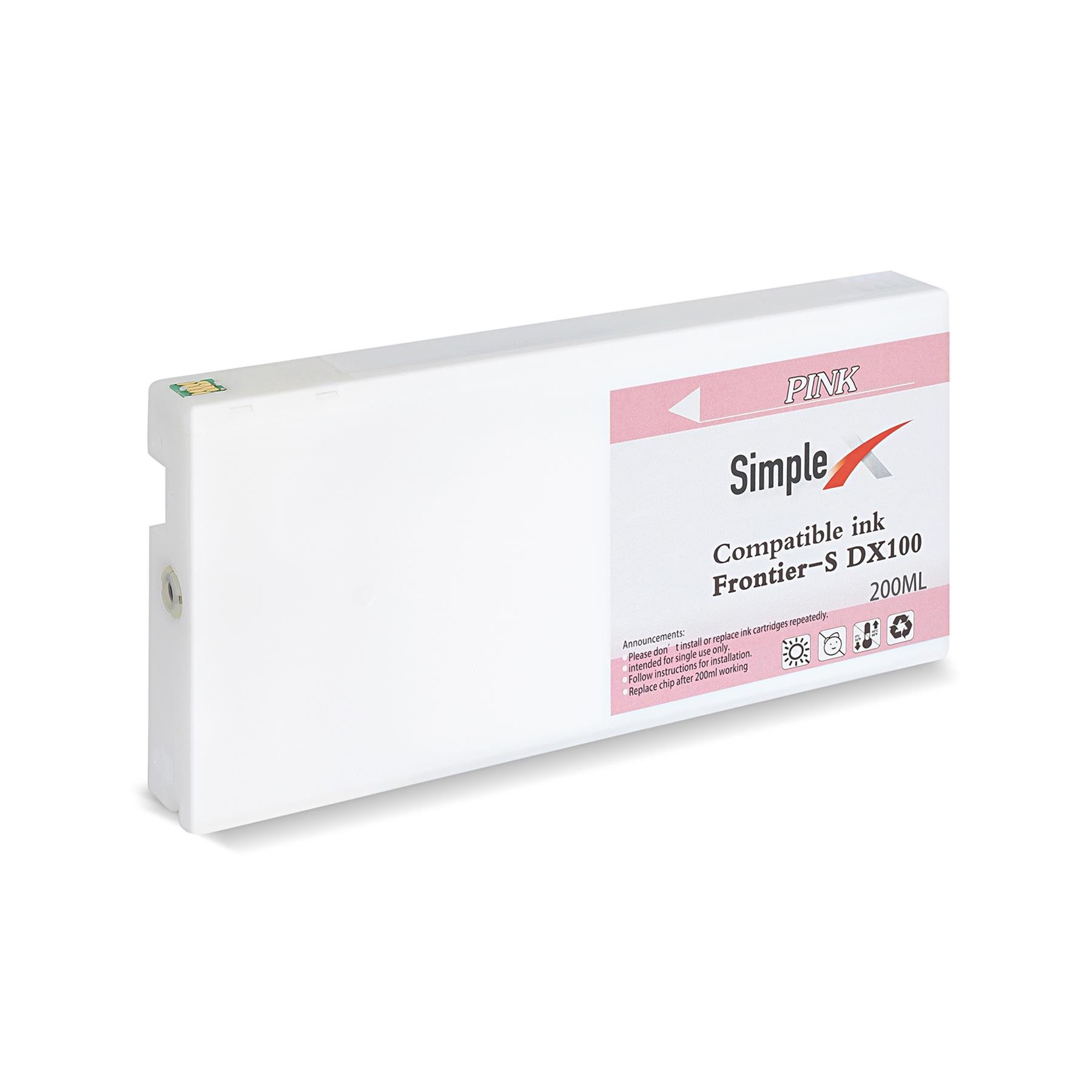 Simplex compatible ink frontier- S DX100(Pink)