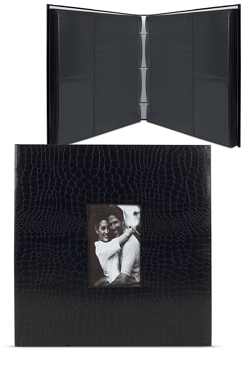Siyah Deri Fotoğraf Albümü (10x15-15x21cm karışık) 46500