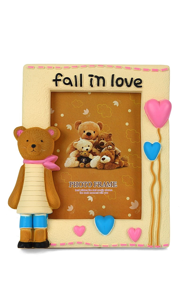 TF3350 Fall in love Pembe Kalpli Çerçeve