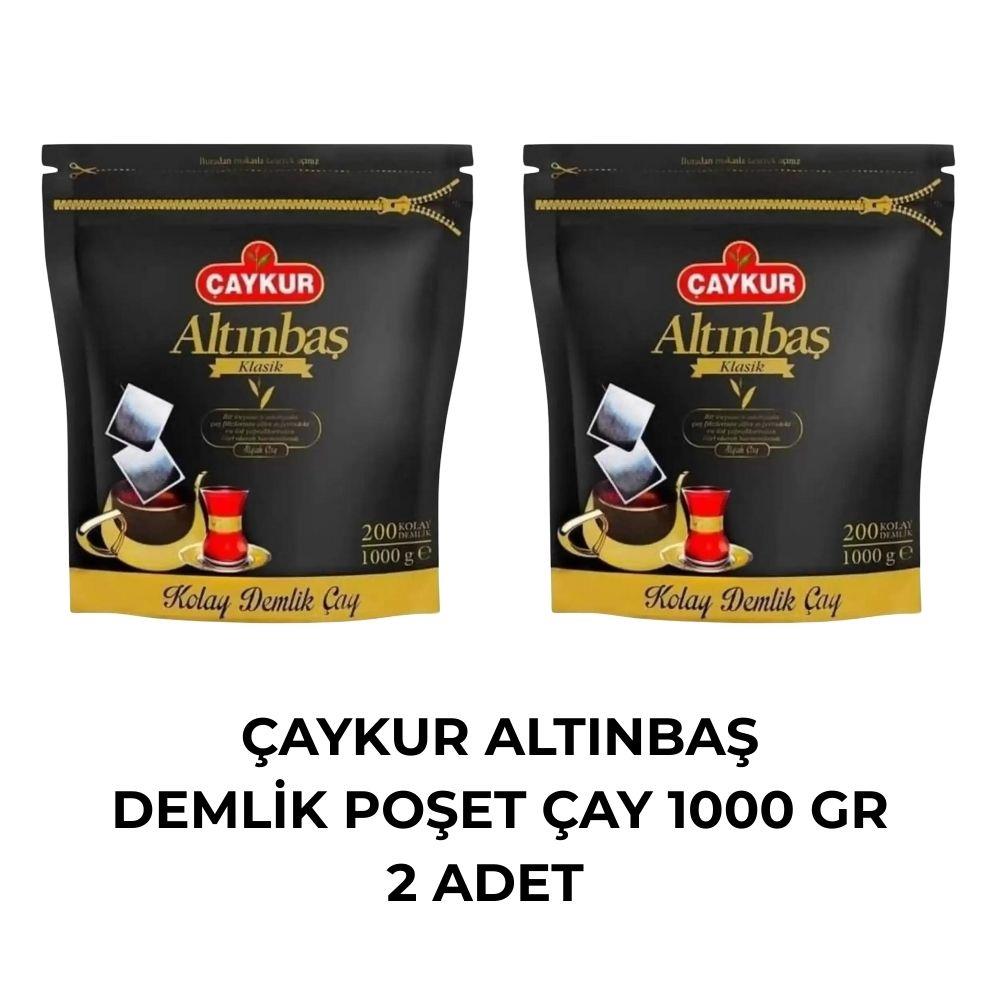 Çaykur Altınbaş Demlik Poşet Çay 1000 gr - 2 Adet