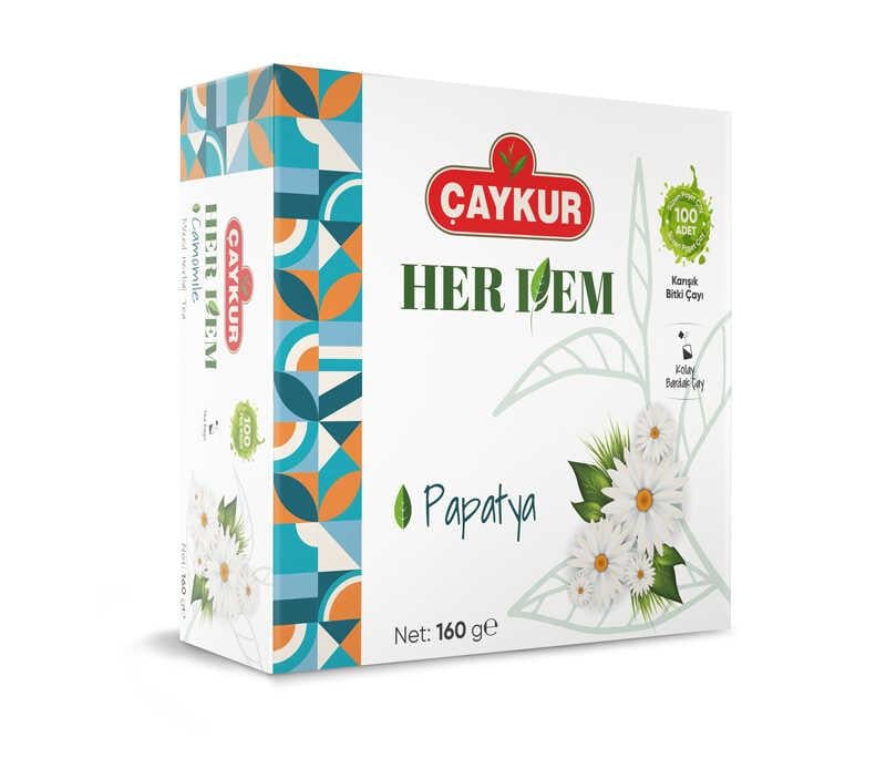 ÇAYKUR HERDEM PAPATYA ÇAYI SÜZEN POŞET 160 GR