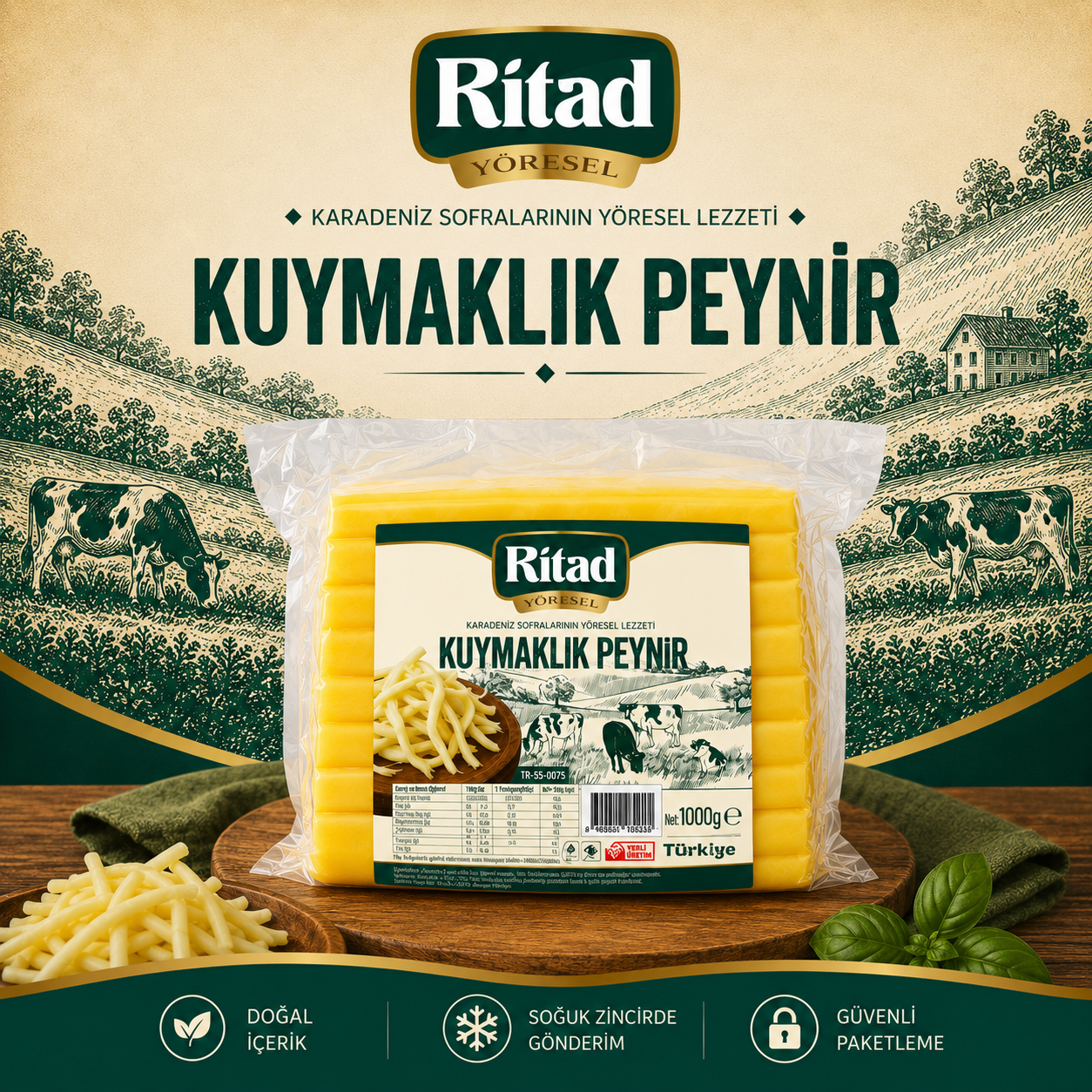 Ritad Yöresel Kuymaklık Peynir 1 kg 