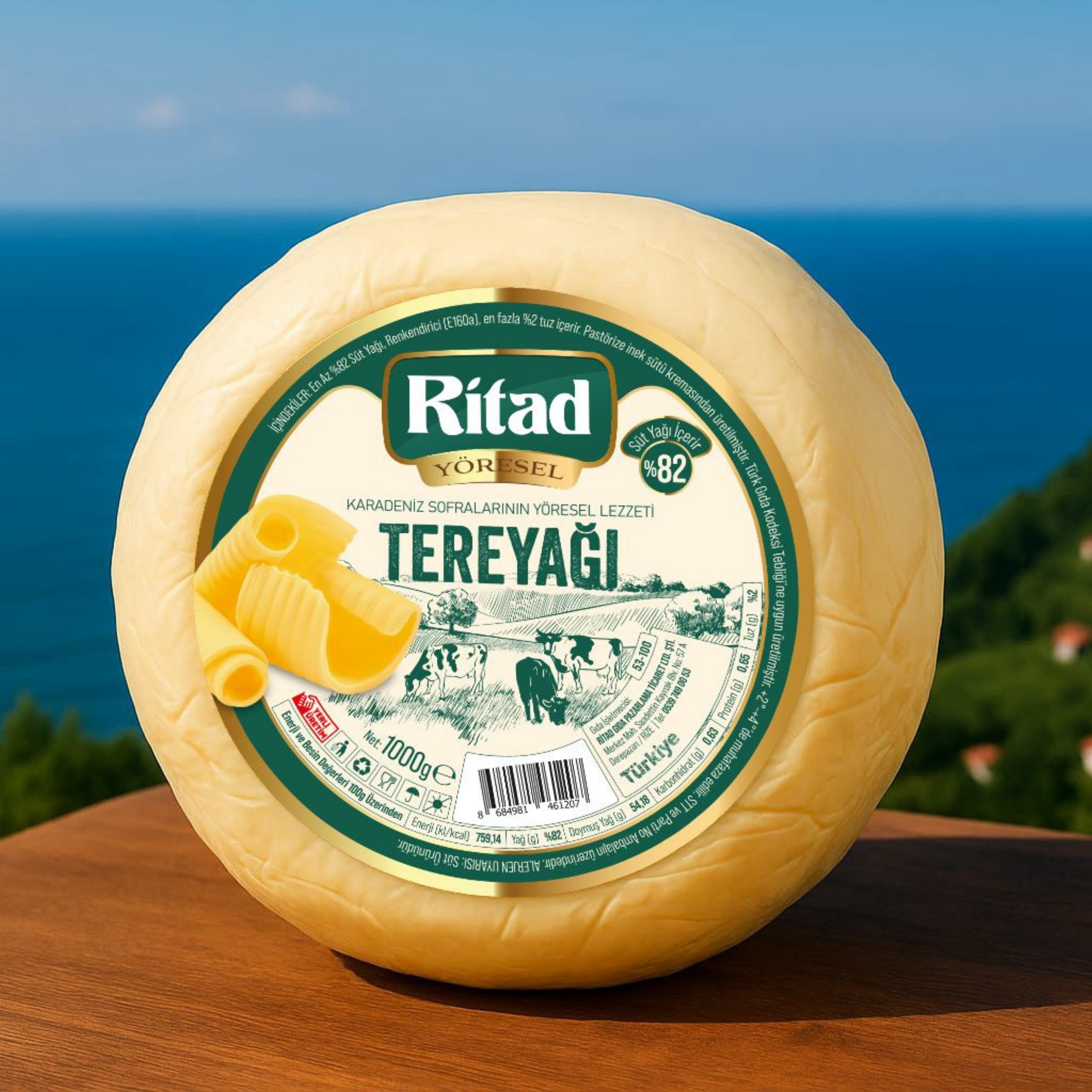 Ritad Yöresel Rize Tereyağı 1 kg 