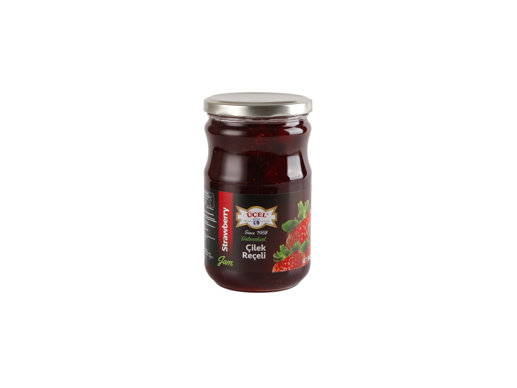Üçel Çilek Reçeli 800 g - Cam