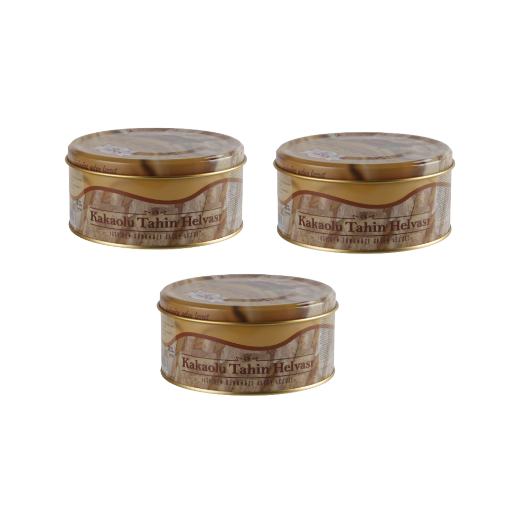 Üçel Kakaolu Tahin Helvası 830 gr - 3'lü Avantaj Paket