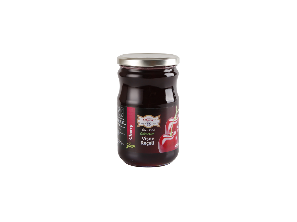 Üçel Vişne Reçeli 800 g - Cam