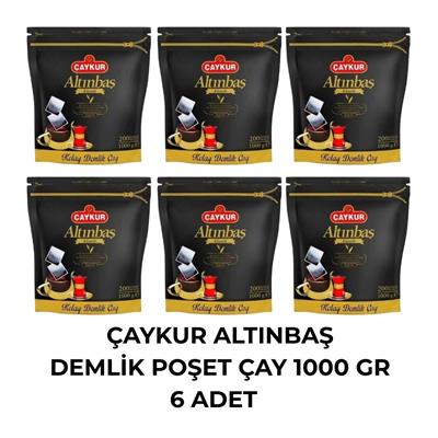 Çaykur Altınbaş Demlik Poşet Çay 1000 gr - 6 Adet