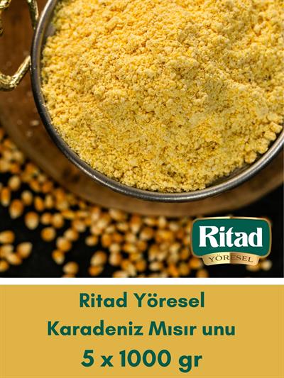 RİTAD YÖRESEL KARADENİZ MISIR UNU ( EKMEKLİK -MUHLAMALIK) 5 KG 