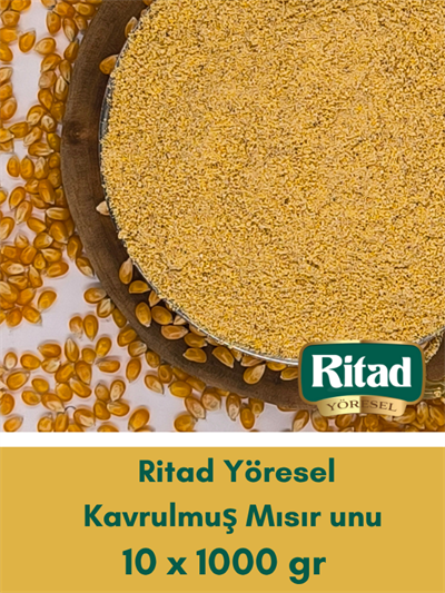 Ritad Yöresel Kavrulmuş Mısır Unu 10 x 1000 gr 