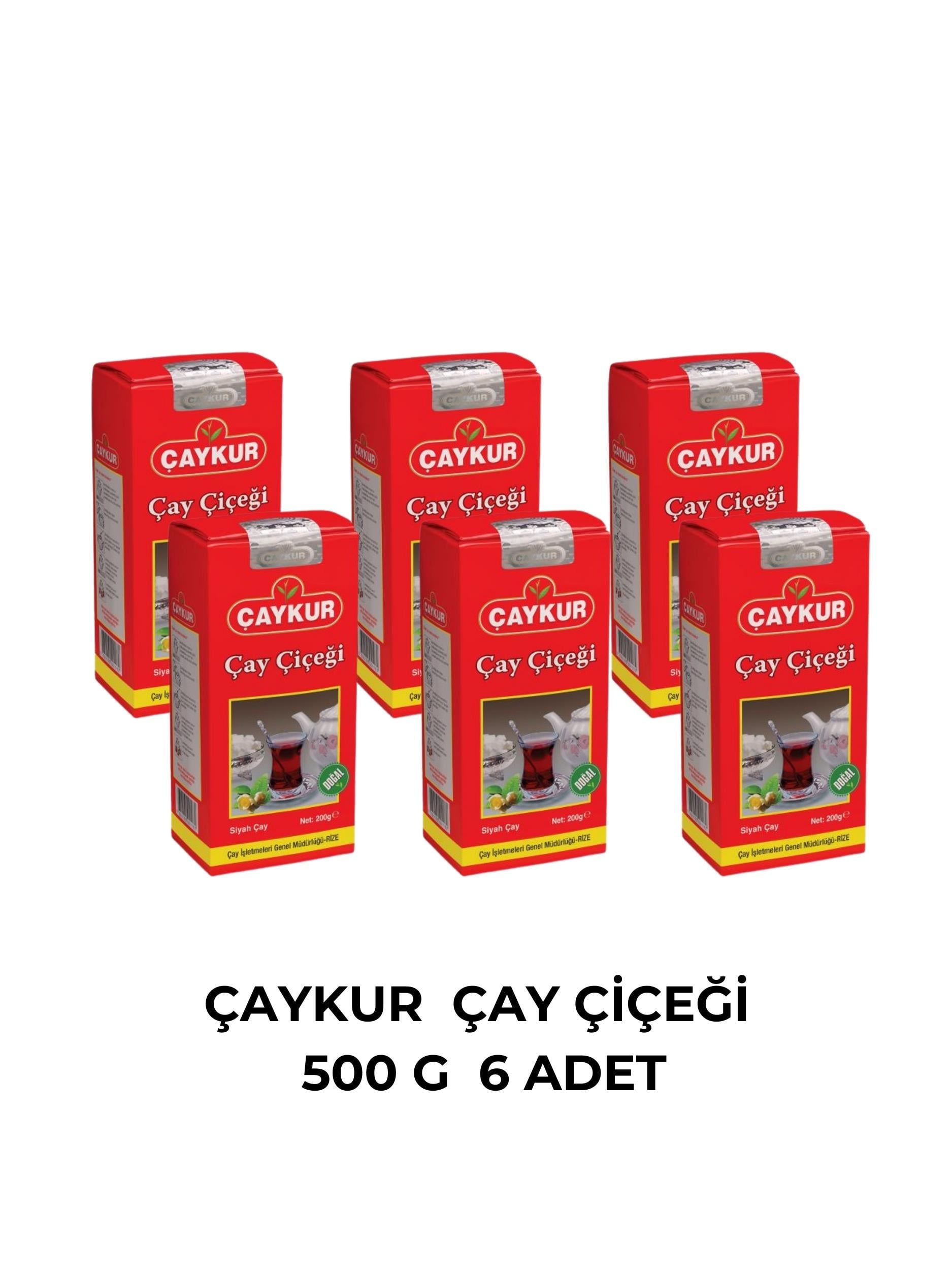 ÇAYKUR ÇAY ÇİÇEĞİ 500 GR - 6 LI PAKET
