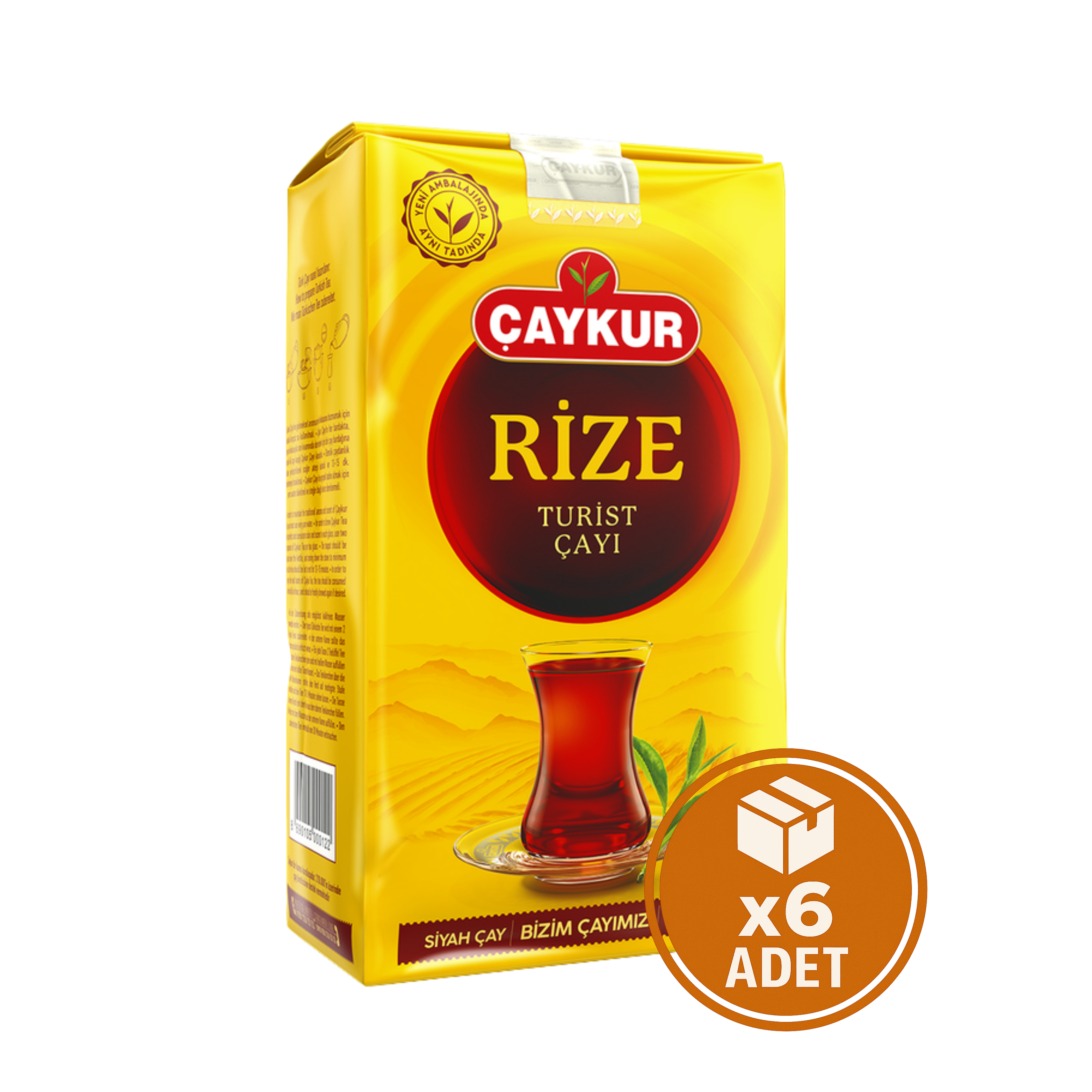 Çaykur Rize Turist Çayı 500 gr x 6 Adet