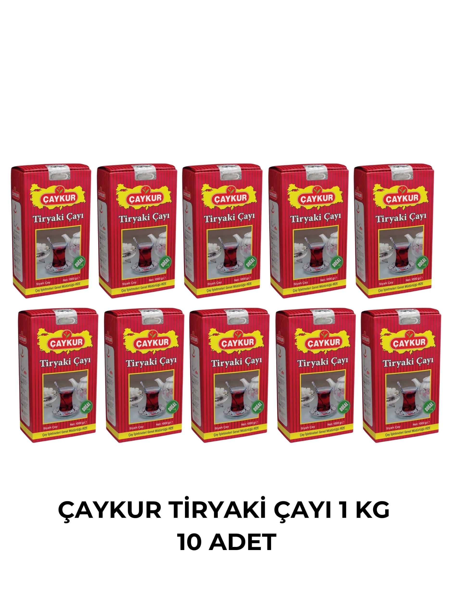 Çaykur Tiryaki Çayı 1000 gr - 10 Adet