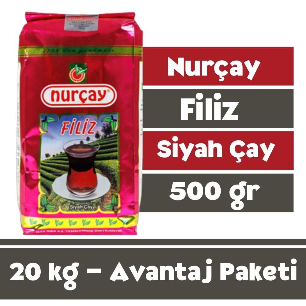 Nurçay Filiz Çay 500 gr - 20 kg Avantaj Paketi