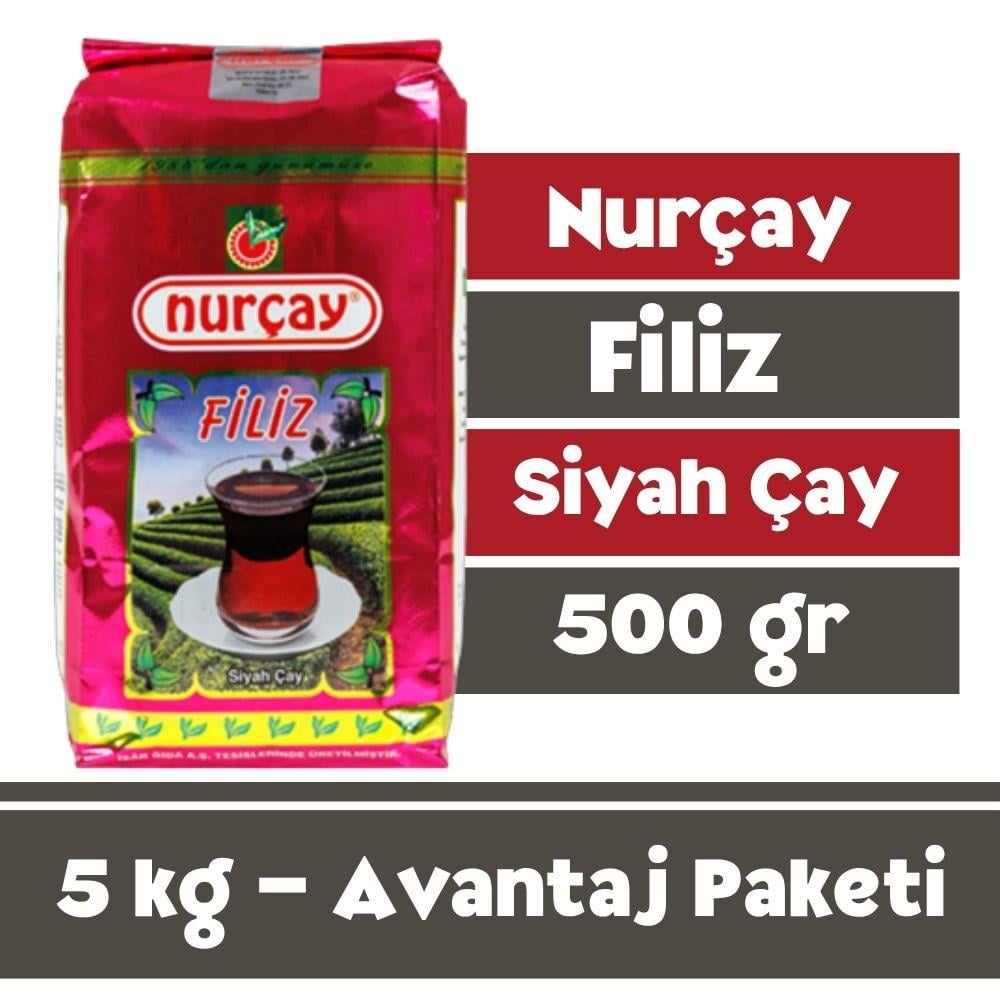 Nurçay Filiz Çay 500 gr - 5 kg Avantaj Paketi