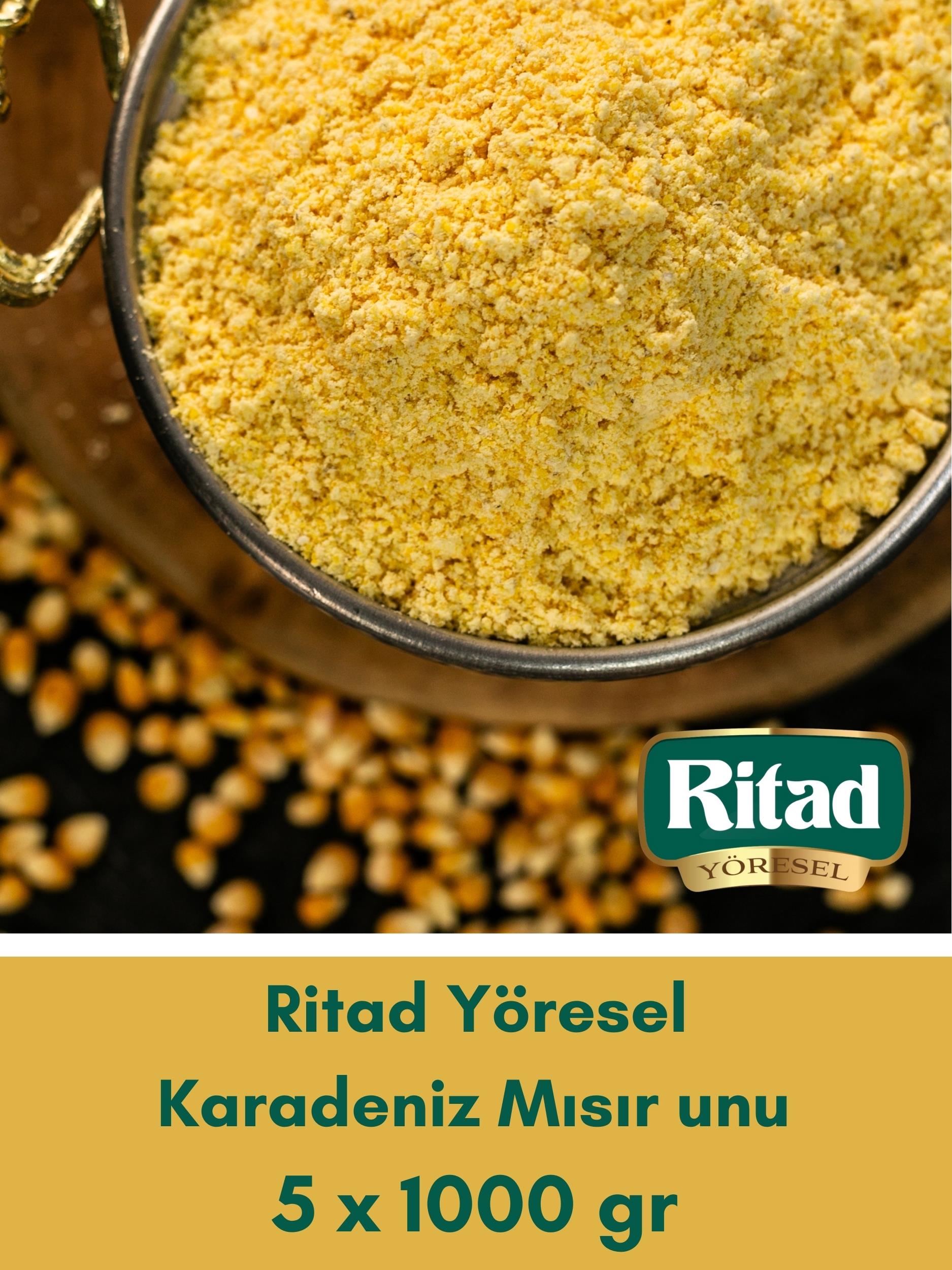 RİTAD YÖRESEL KARADENİZ MISIR UNU ( EKMEKLİK -MUHLAMALIK) 5 KG 