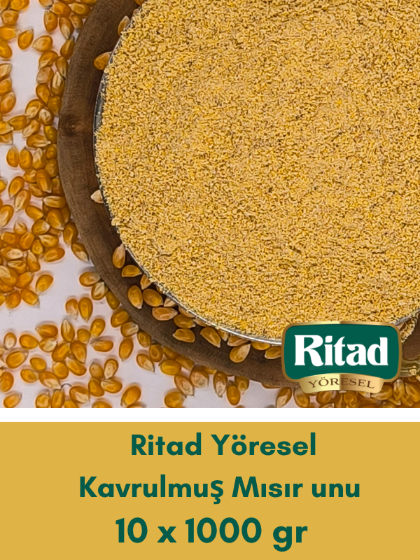 Ritad Yöresel Kavrulmuş Mısır Unu 10 x 1000 gr 