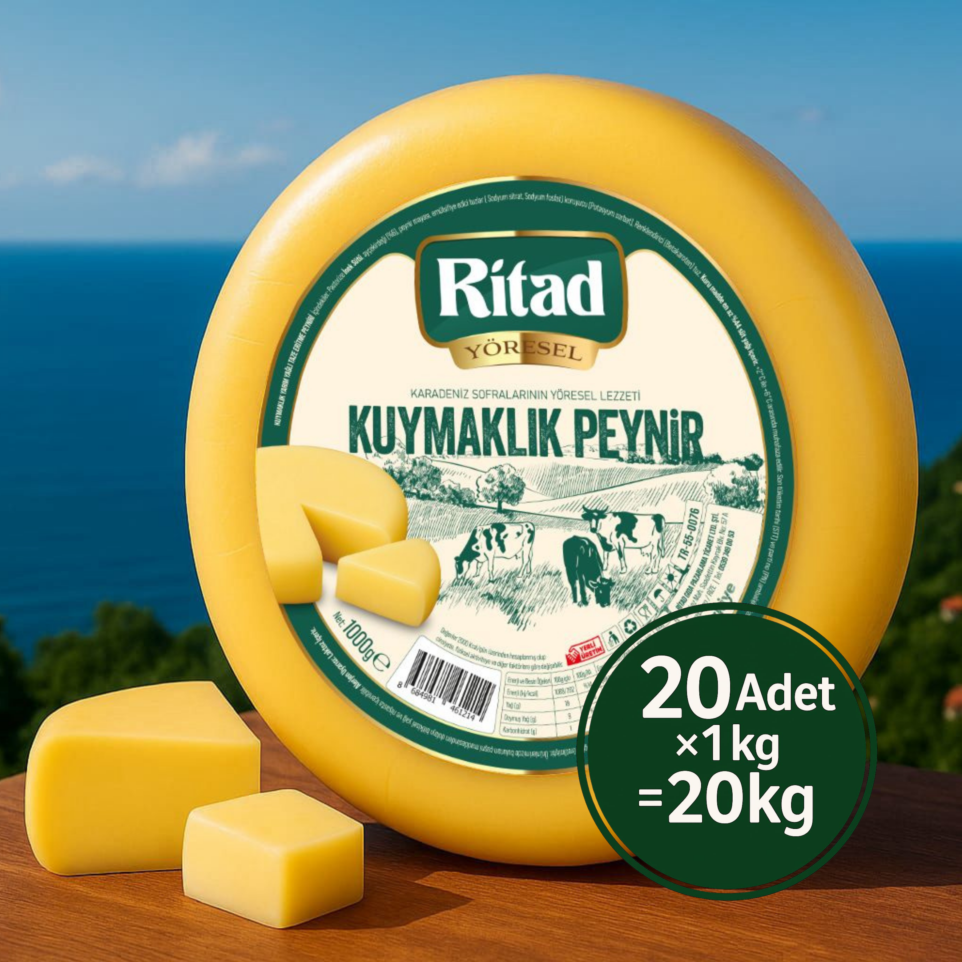 Ritad Yöresel Kuymaklık Peynir (Kolot) - 20 kg