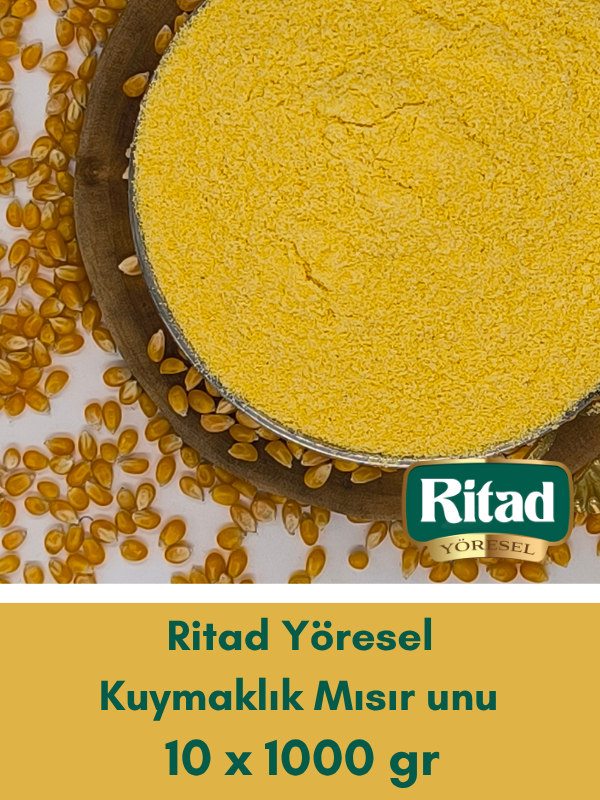 Ritad Yöresel Özel Kuymaklık Mısır Unu 10 x 1000 gr 