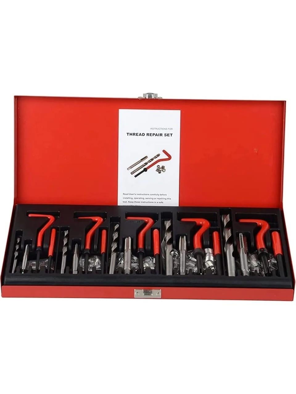 TUTEX M 5 - M 12 Arası Helicoil Tamir Seti 131 Pc