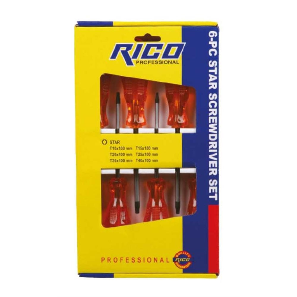 RİCO 6 Parça Torx Tornavida Seti (003-RT2522)
