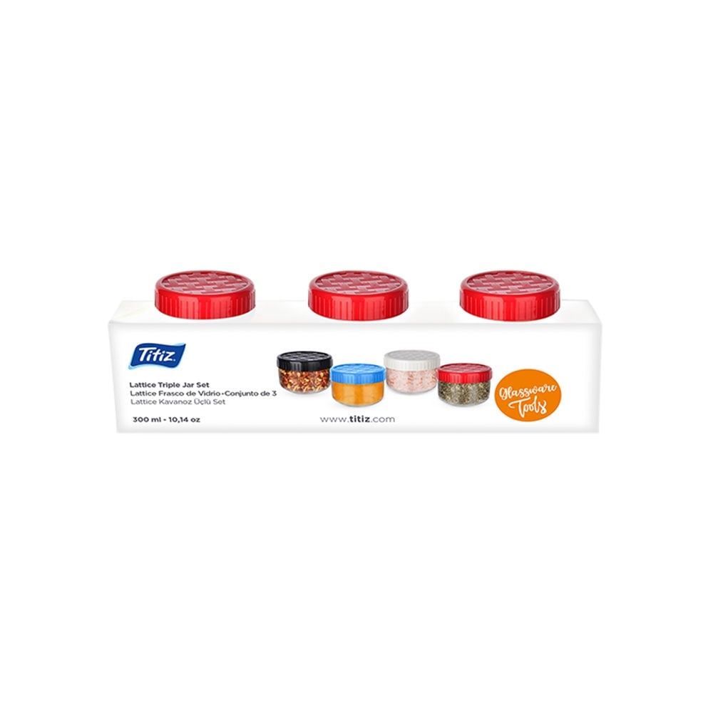 Titiz 300 Ml Üçlü Kavanoz Seti (0262-05-158-99-000173)