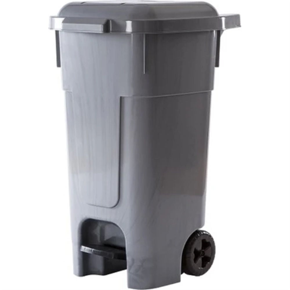 Violet Gri 80 Litre Pedallı Çöp Konteyneri (0267-01-357-02-201282)