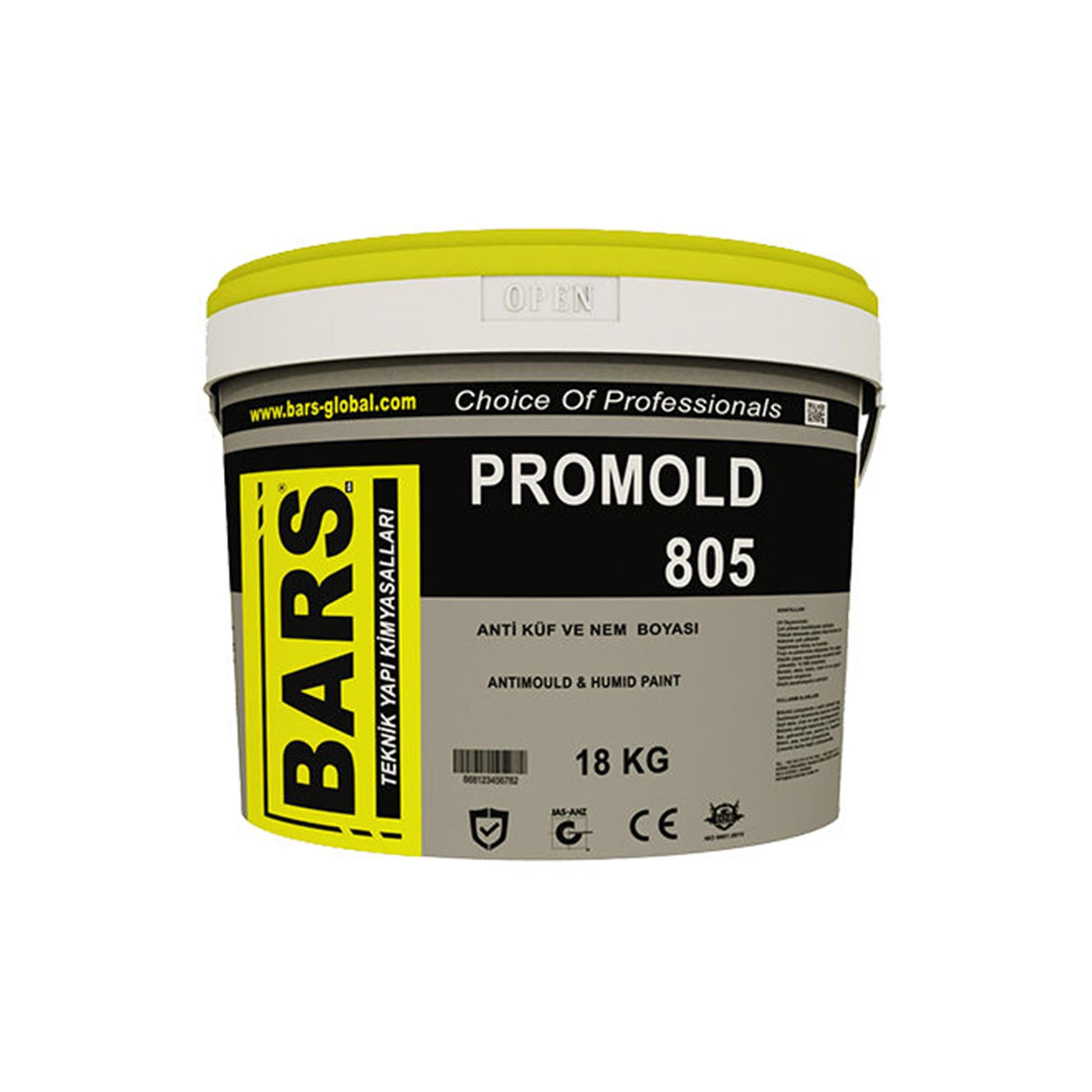 BARS 1 Kg Promold 805 Anti Küf ve Nem Boyası (10000110252)