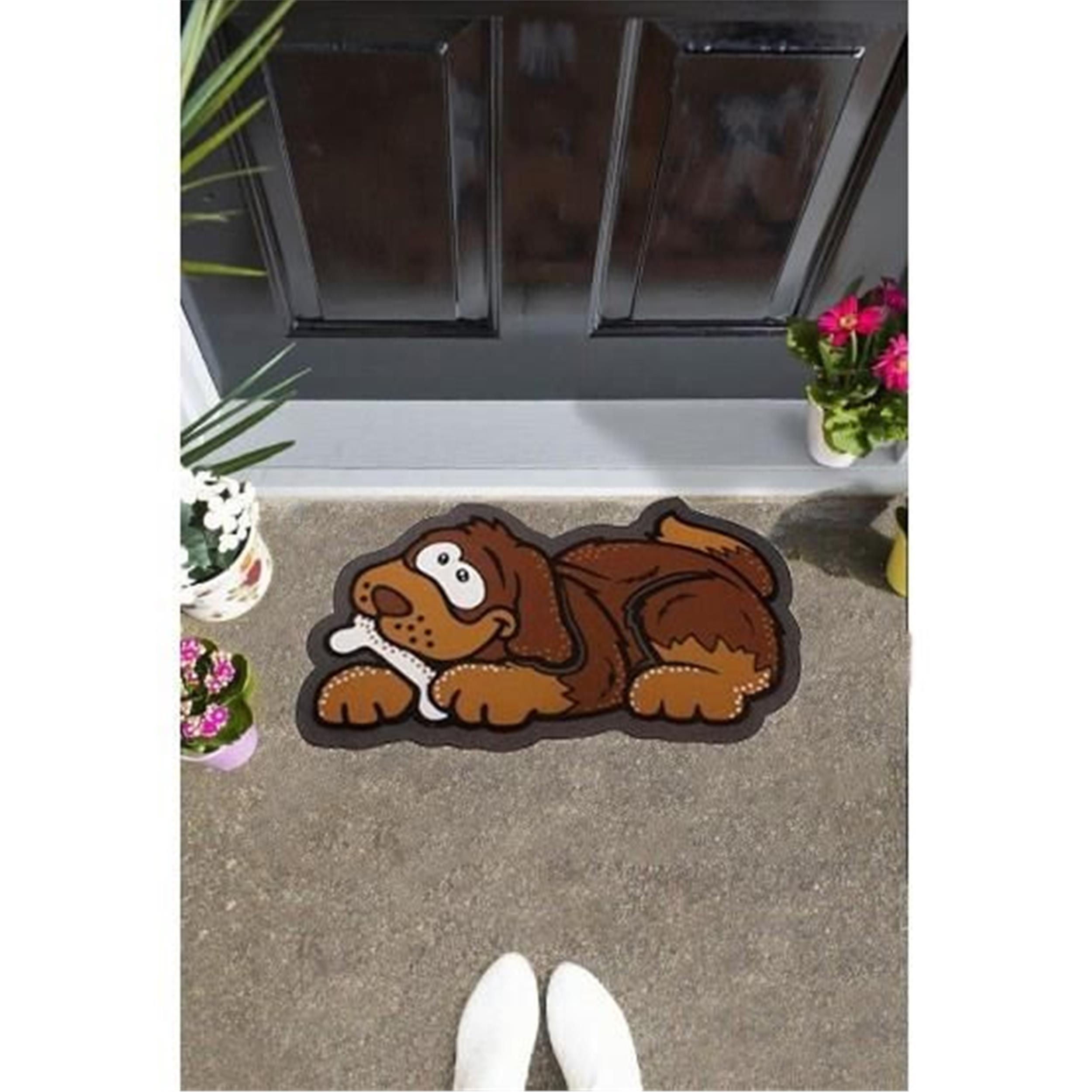 Giz Home Köpek 40x68 cm İn Sempatik Kapı Paspası (103IS00KO1941)