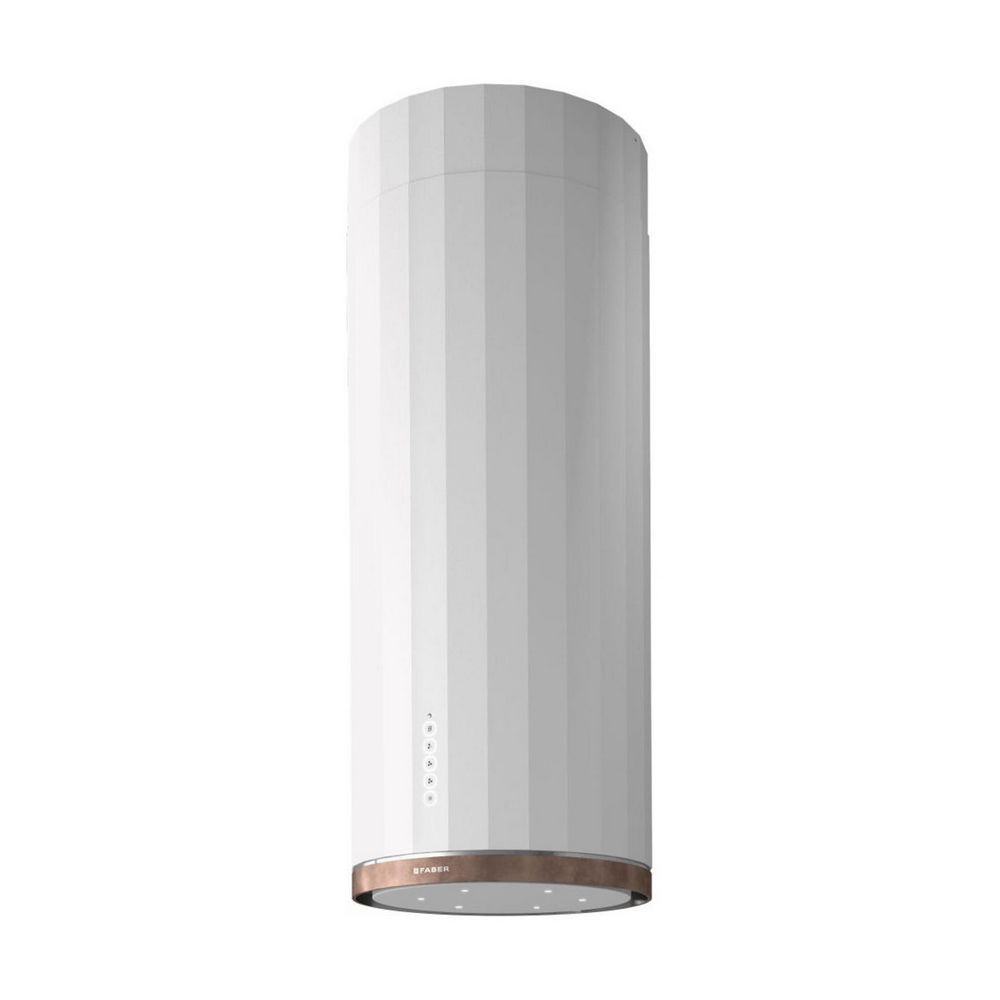 Faber Mat Beyaz Corinthia Isola EV8+ 37 cm Ada Tip Ankastre Davlumbaz (110.0456.219)