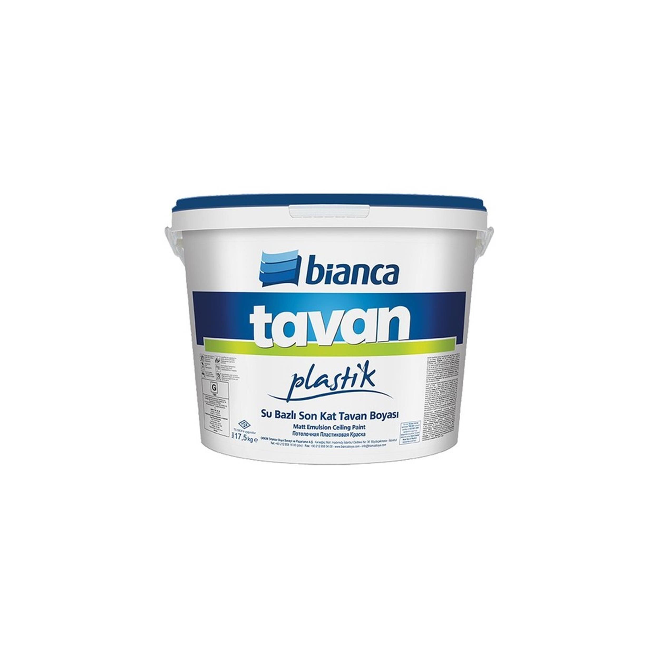 Bianca Mat 3,5 Kg Plastik Tavan Boyası (111C_0101_3.50)