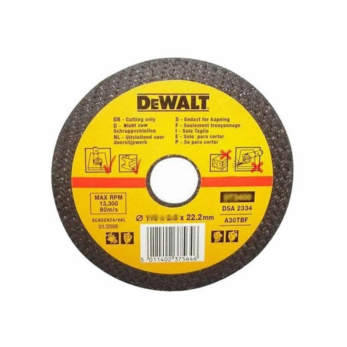 Dewalt DWA4524FA 180x3 mm Metal Taşlama Diski (17.10.124.121314)
