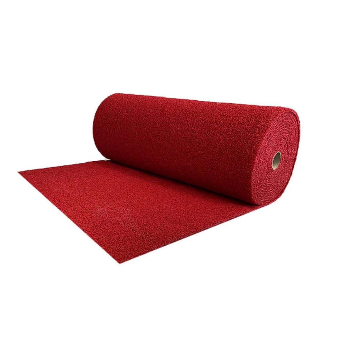 Walkmats Kırmızı 12 mm 100 cm Kıvırcık Paspas (1 Metre) (218.01.0001)