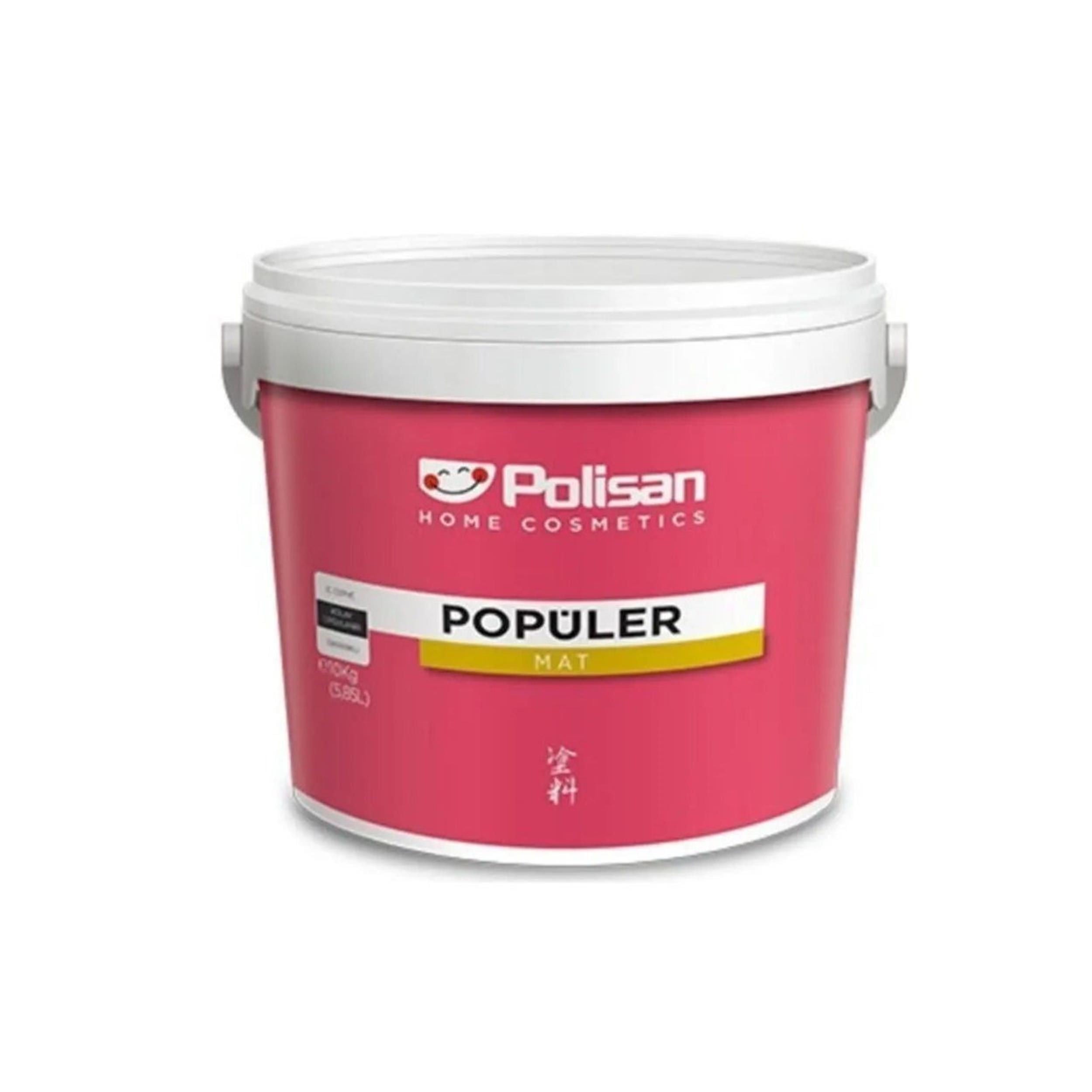 Polisan Beyaz 20 Kg Popüler Mat Plastik Duvar Boyası (23C00012000)