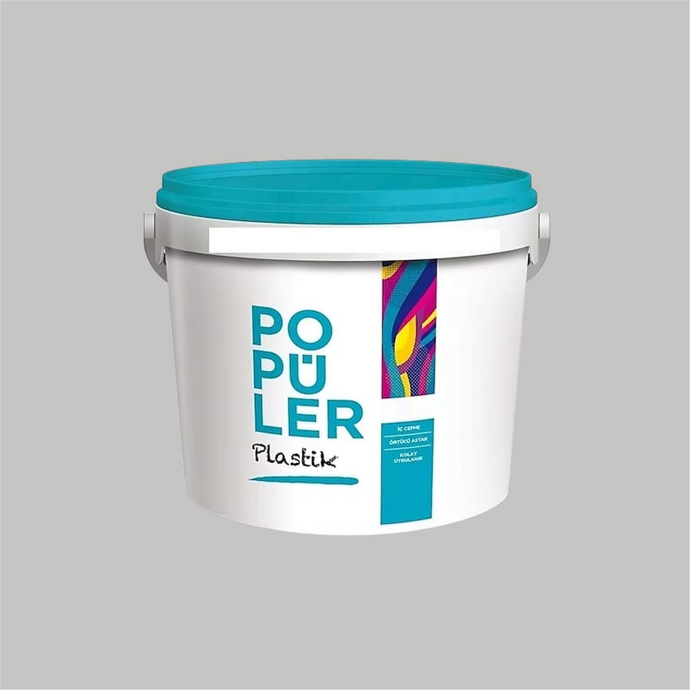 Polisan 1850 - Marjinal Gri - Cİ-7602 20 Kg Popüler Plastik İç Cephe Boyası (23F00012000)