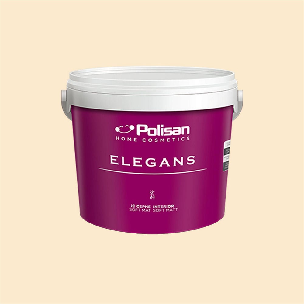 Polisan 211 - Açık Fildişi - Cİ-6291 12,5 Litre Elegans Soft Mat İç Cephe Boyası (25B00062010)