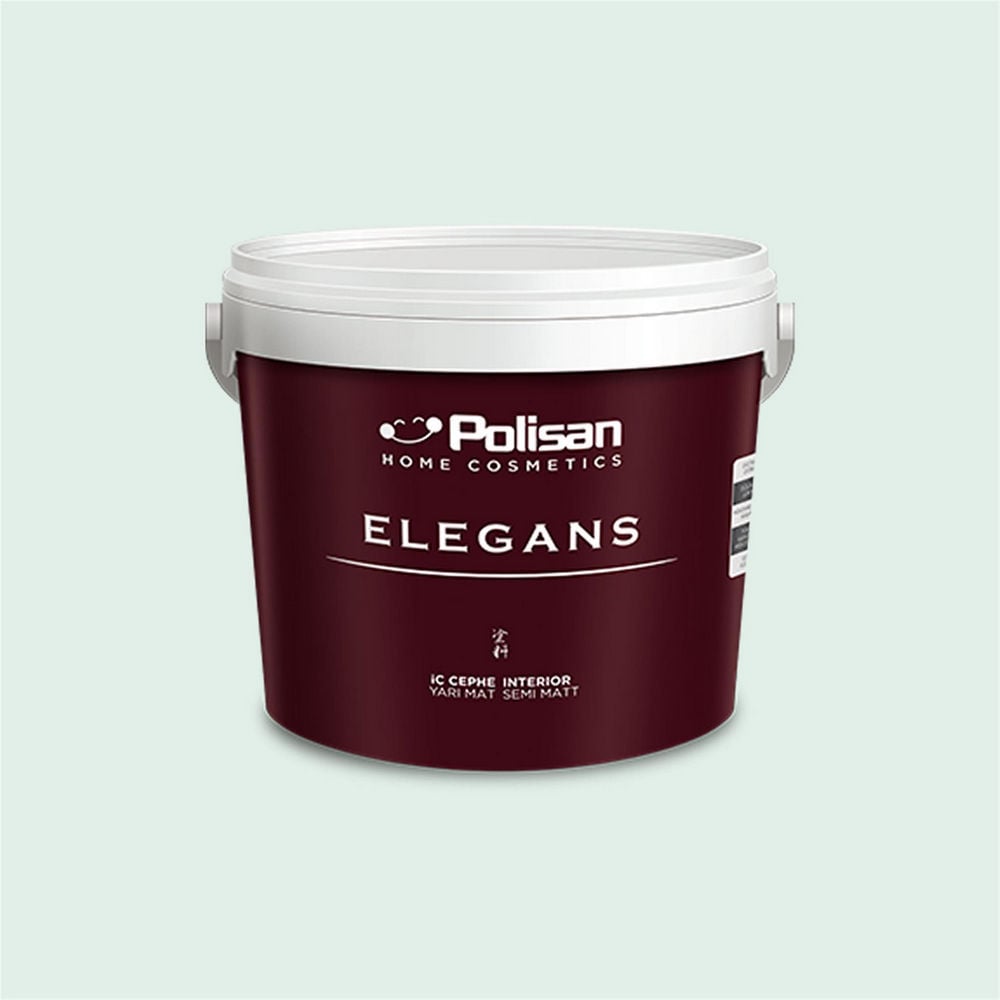 Polisan 4387 - Nehir Yeşili - Cİ-7421 12,5 Litre Elegans Yarı Mat Mix İç Cephe Boyası (25C00062010)