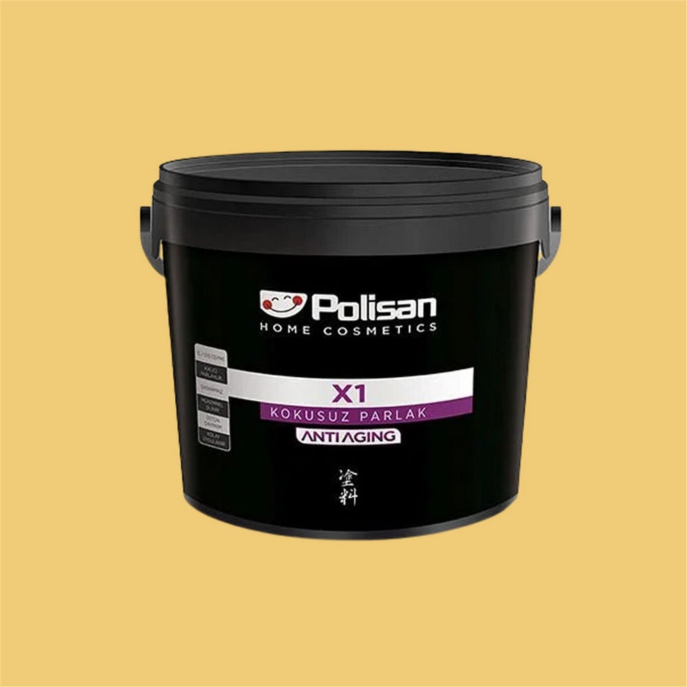 Polisan 4298 - Mutlu Sarı - Cİ-7235 0,7 Litre X1 Anti Aging Kokusuz İç Cephe Boyası (26500030600)