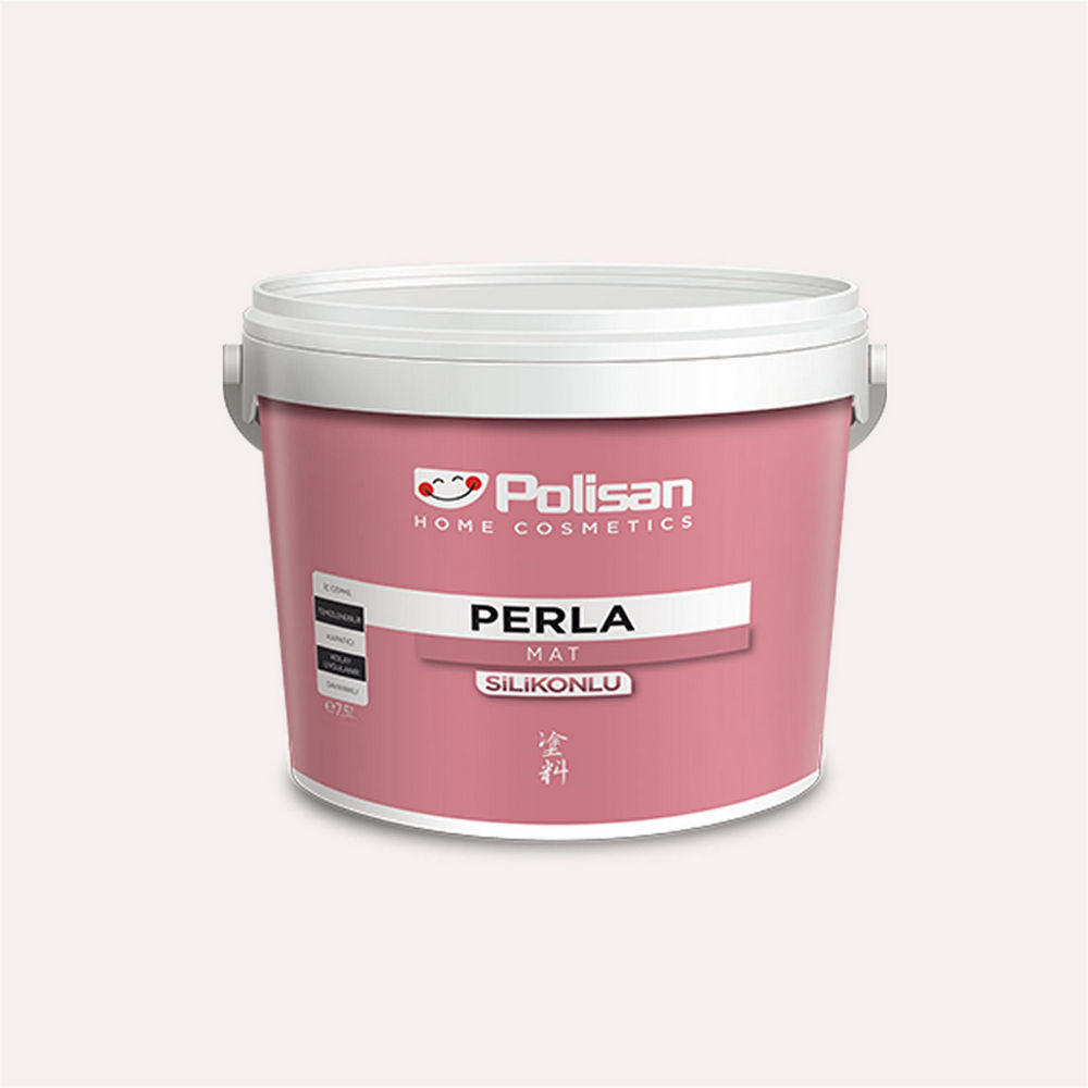 Polisan Sade Beyaz - Cİ-6890 2,5 Litre Perla Mat Silikonlu İç Cephe Boyası (28800011000)