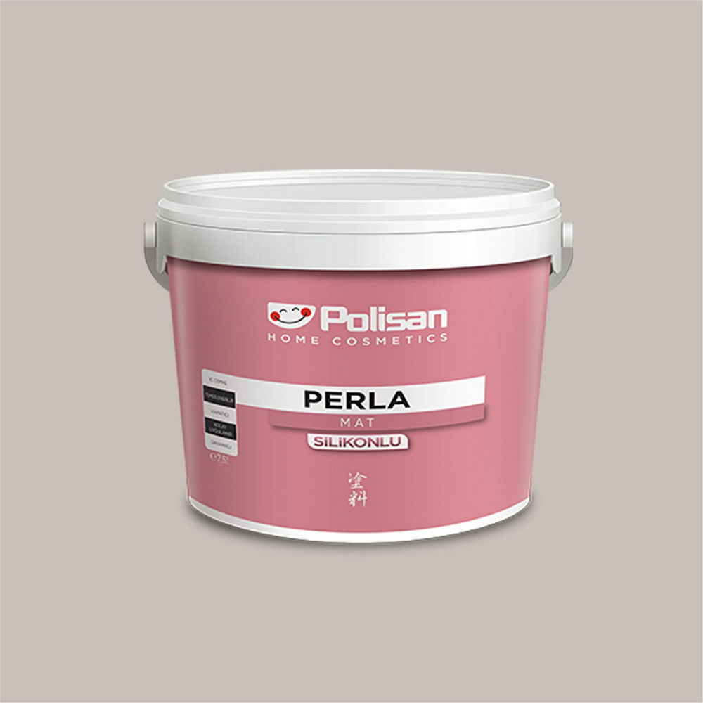 Polisan 1620 - Gizemli Bej - Cİ-6214 7,5 Litre Perla Mat Silikonlu İç Cephe Boyası (28800011600)
