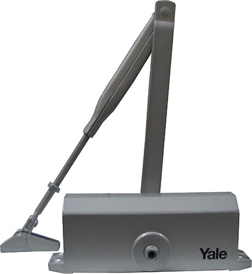 YALE Gümüş Dar Tip 2-4 Numara Ayarlı Kapı Hidroliği (30-0300-0001-00-6011)