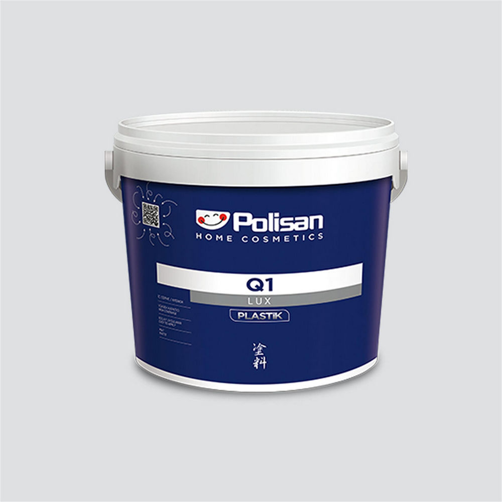 Polisan 4473 - Dingin Gri - Cİ-7601 15 Litre Q1 Lux Plastik İç Cephe Boyası (31B00012200)