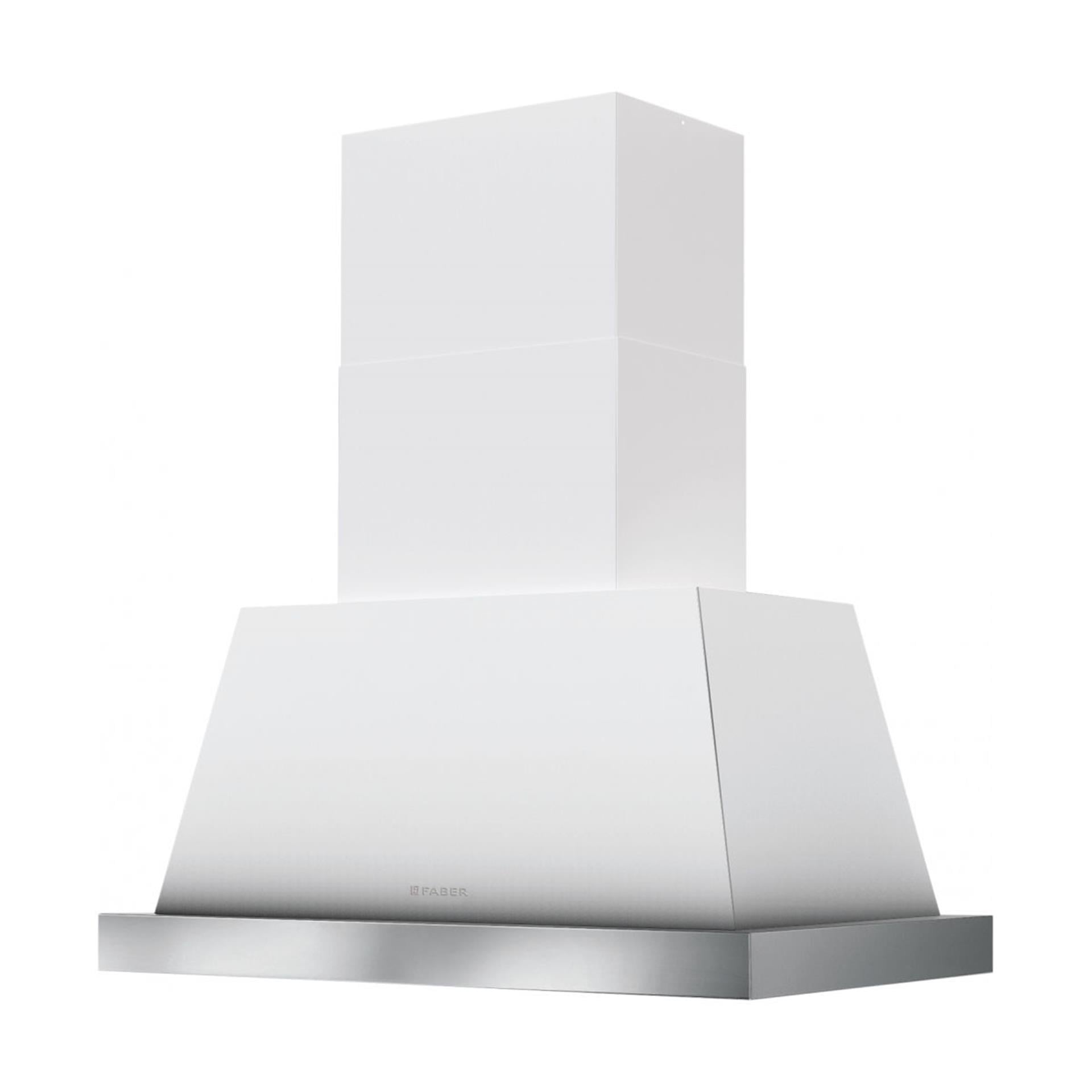 Faber Mat Beyaz Thea Isola 80 cm Ada Tipi Davlumbaz (321.0517.781)