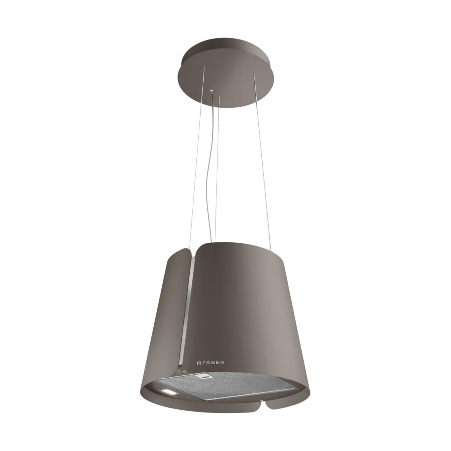 Faber Mat Titanium Beyaz 45 cm Ada Tipi Ankastre Davlumbaz (345.0655.178)