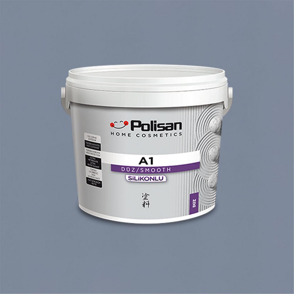 Polisan 4931 - Atlas Mavisi - CD-8204 15 Litre A1 Silikonlu Dış Cephe Boyası (37200012200)