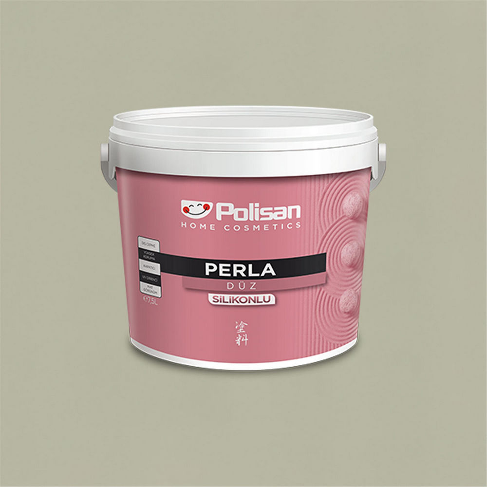 Polisan 4896 - Ilgaz Yeşili - CD-8169 2,5 Litre Perla Silikonlu Dış Cephe Boyası (38100011000)