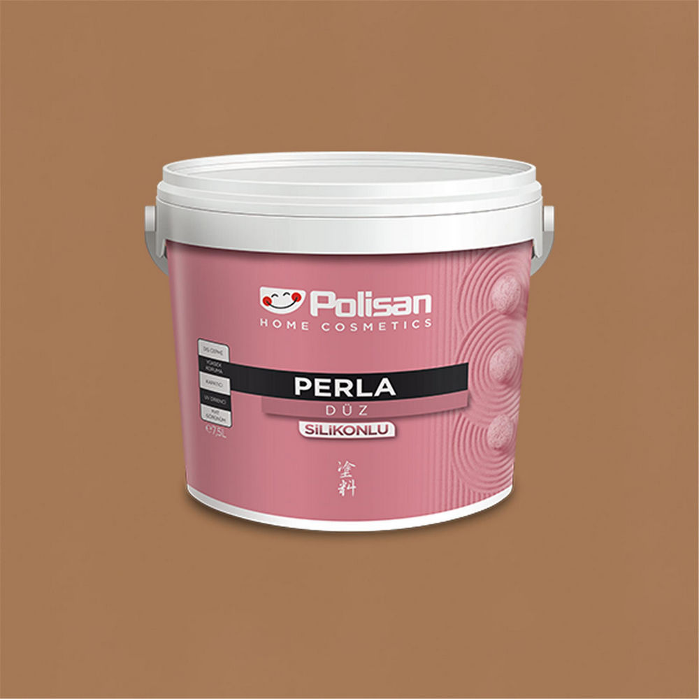 Polisan  4839 - Killi Toprak - CD-8109 2,5 Litre Perla Silikonlu Dış Cephe Boyası (38100021000)